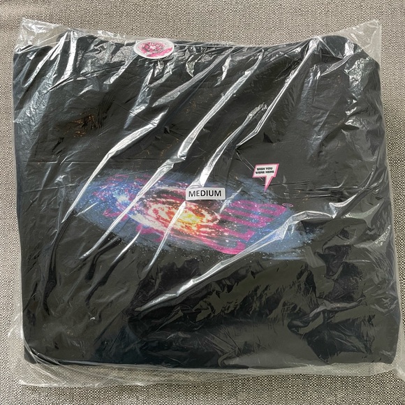 NWT Anti Social Social Club Edge Of the World Black Hoodie Medium - Picture 5 of 5